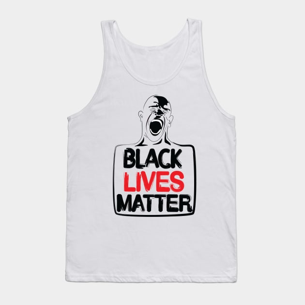 black lives matter Tank Top by medo art 1